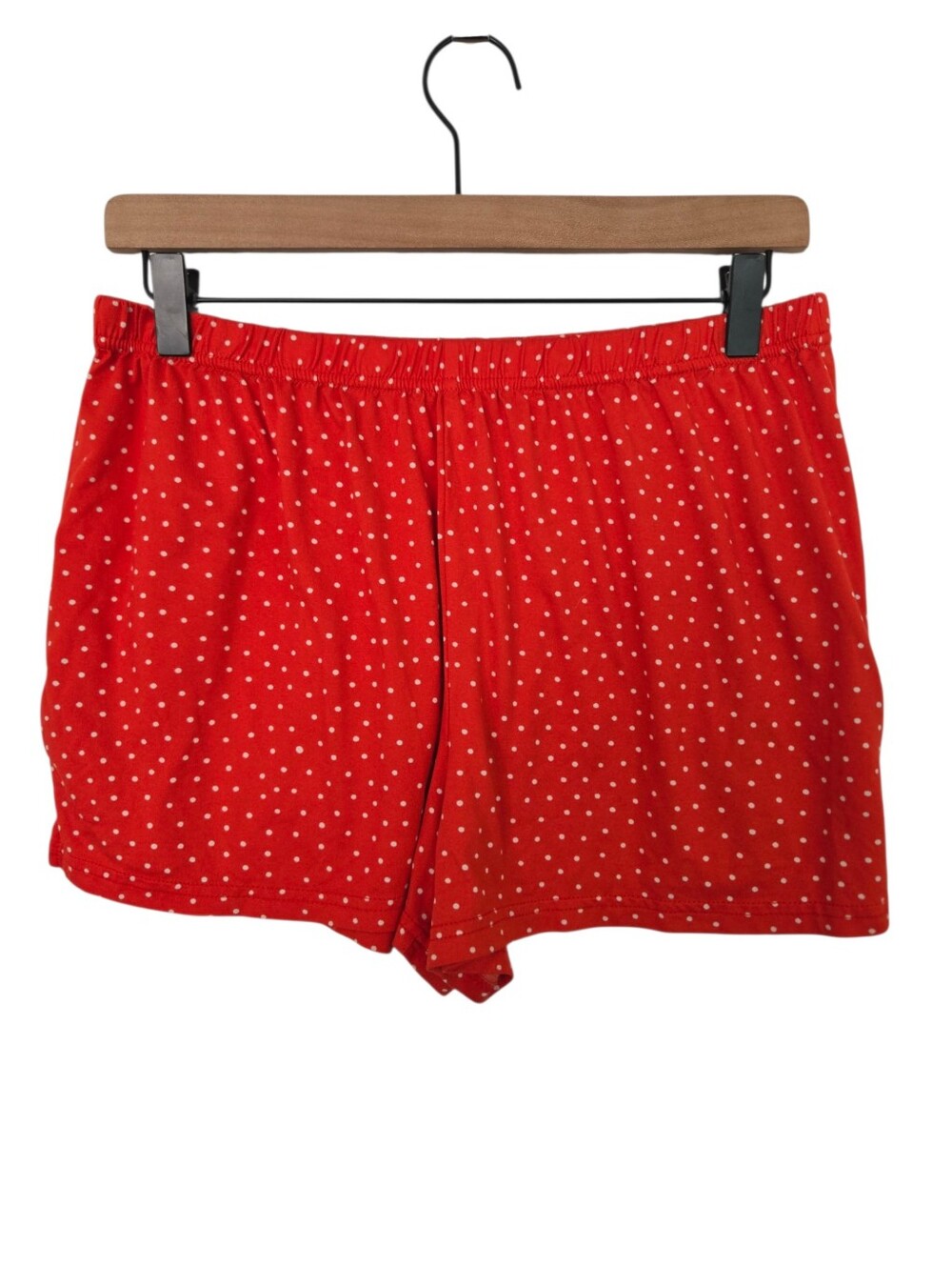 ❤️ White Mark Red Polka Dot Short Sleeve Pajama Set Size Large - Picture 4 of 6